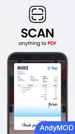 Scanner App to PDF -TapScanner 